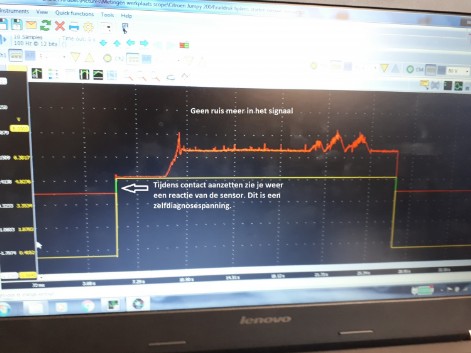 Nieuwe sensor Scope meting