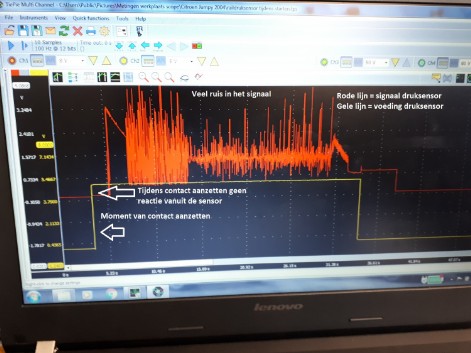 Raildruksensor defect raildruksensor